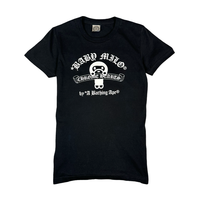 Women's Chrome Hearts x BAPE Baby Milo Tee Black | Vitnage Clothing Store Canada