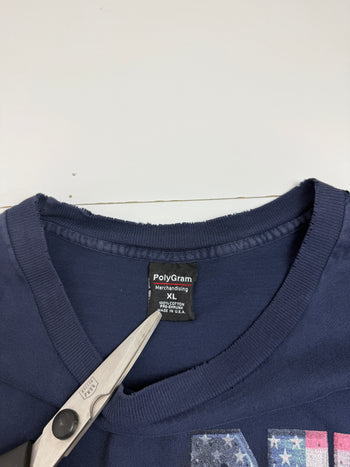 Vintage 1990s Mr. Bean Punk Promo Tee Navy