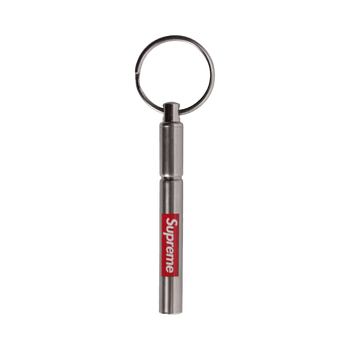 Supreme True Utility Telepen Keychain Silver