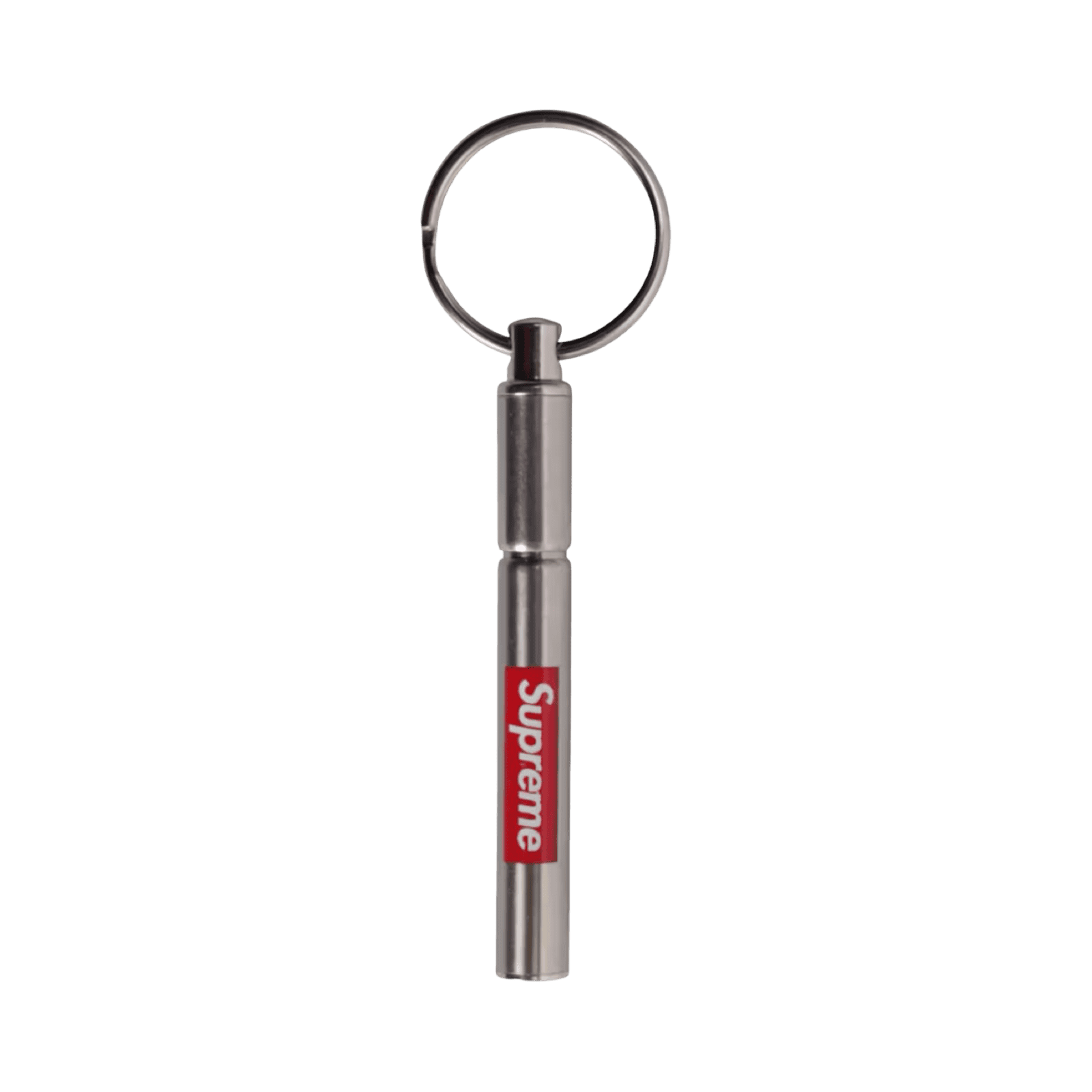 Supreme True Utility Telepen Keychain Silver