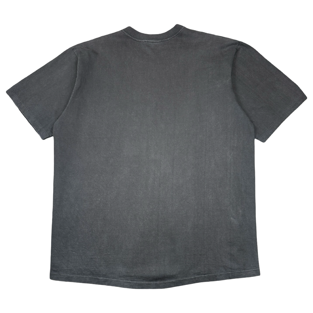 Vintage Harley Davidson USA Canada Flags Tee Black