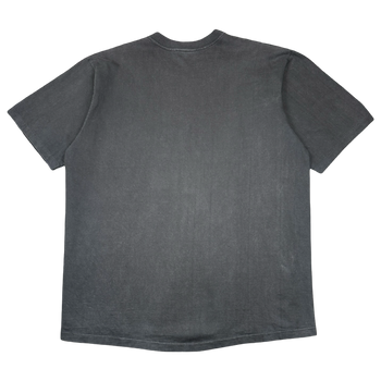 Vintage Harley Davidson USA Canada Flags Tee Black