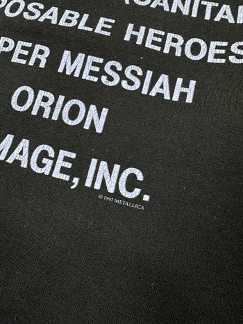 Vintage Metallica Master Of Puppets Hoodie Black