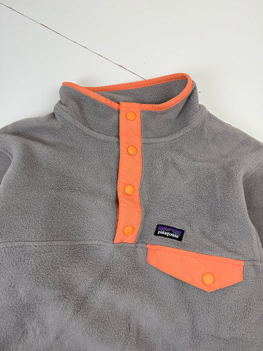 Women's Patagonia Lightweight Synchilla Snap T Fleece Jacket Grey | Vitnage Clothing Store Canada