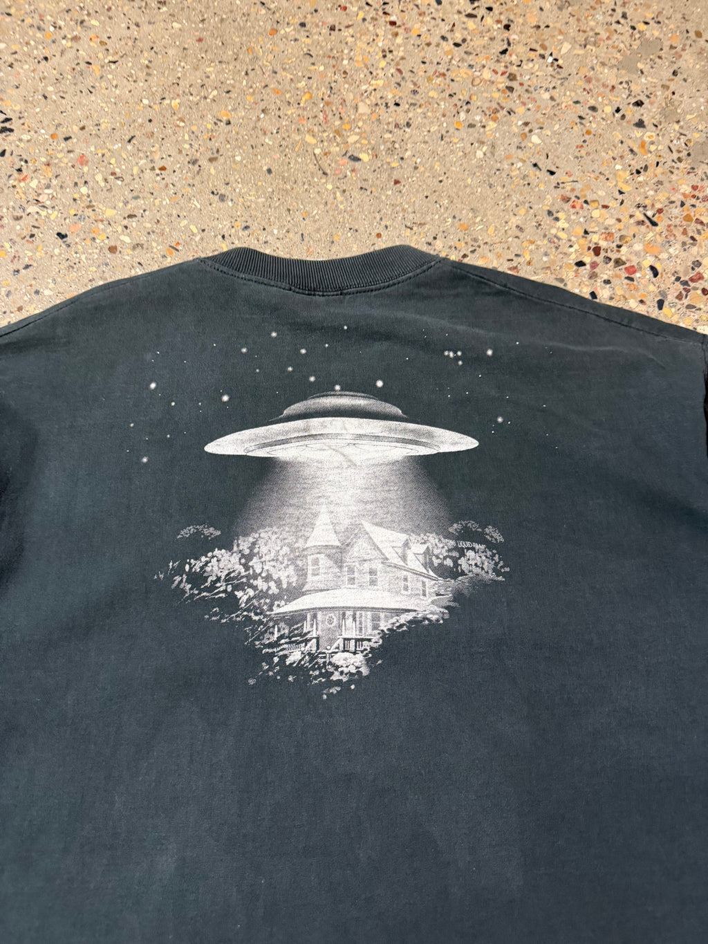 Vintage 90’s Liquid Blue Alien Tee Black