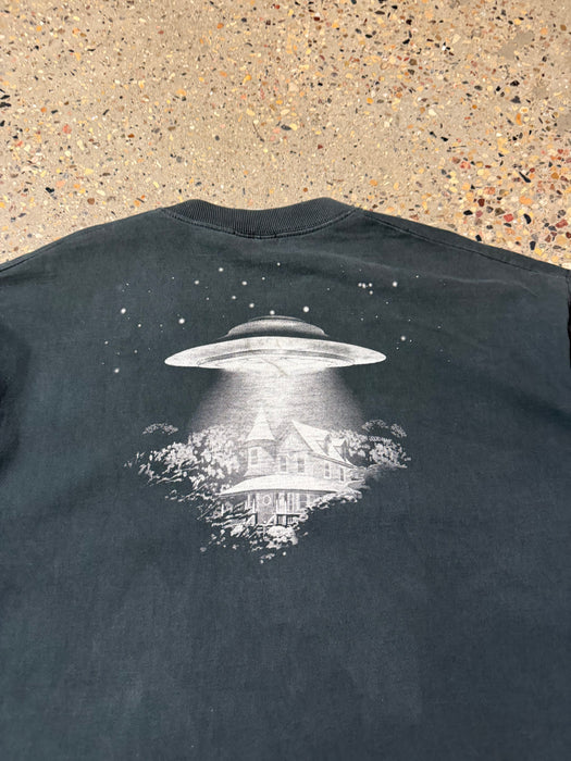 Vintage 90’s Liquid Blue Alien Tee Black | Vitnage Clothing Store Canada