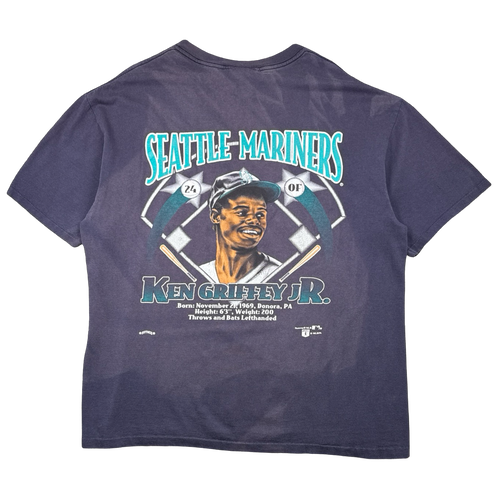 Vintage Seattle Mariners Ken Griffey Jr Tee Navy
