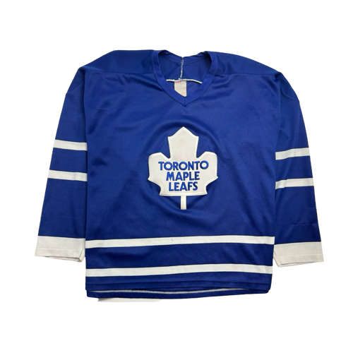 (XL) Vintage NHL Toronto Maples Leafs Hockey Jersey Blue | Vintage Clothing Store Canada