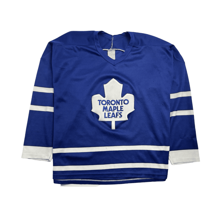 (XL) Vintage NHL Toronto Maples Leafs Hockey Jersey Blue | Vitnage Clothing Store Canada