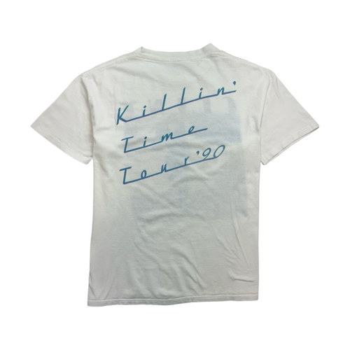 (L) Vintage '90 Clint Black Killin' Time Tour Tee White | Vintage Clothing Store Canada