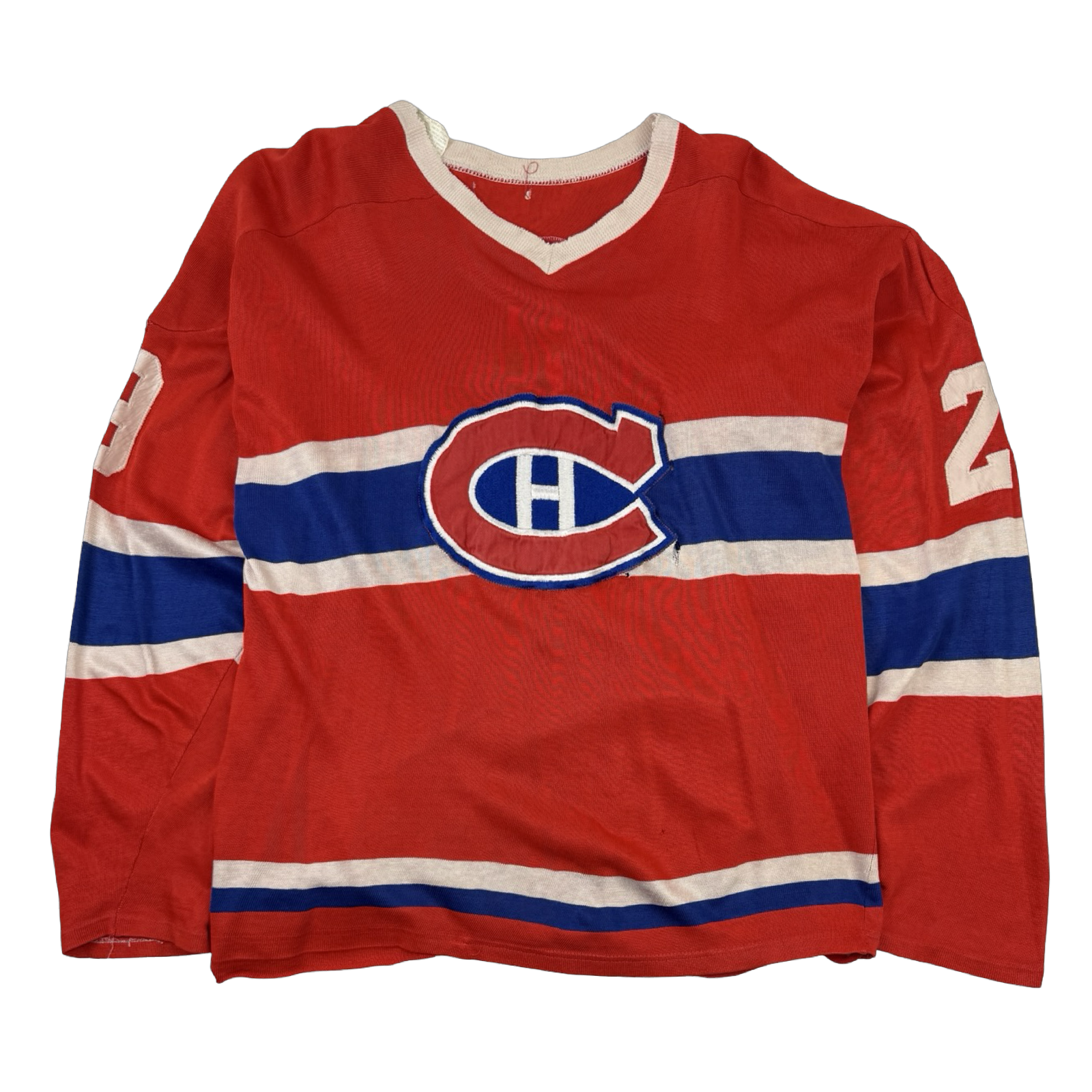 Vintage Distressed Montreal Canadiens Hockey Jersey