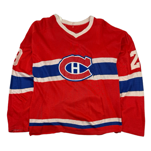Vintage Distressed Montreal Canadiens Hockey Jersey | Vintage Clothing Store Canada