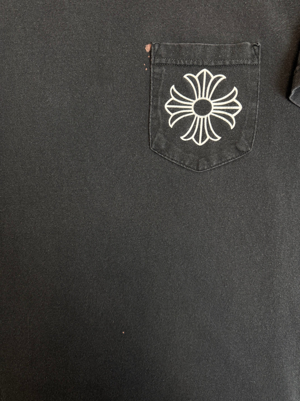 Vintage Chrome Hearts Malibu Big Cross Tee Black
