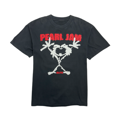 Vintage Pearl Jam Alive Band Tee Black | Vintage Clothing Store Canada