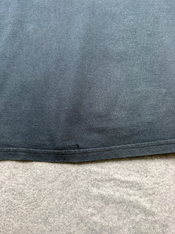 Vintage Harley Davidson Metallic Canada Flag Tee Black