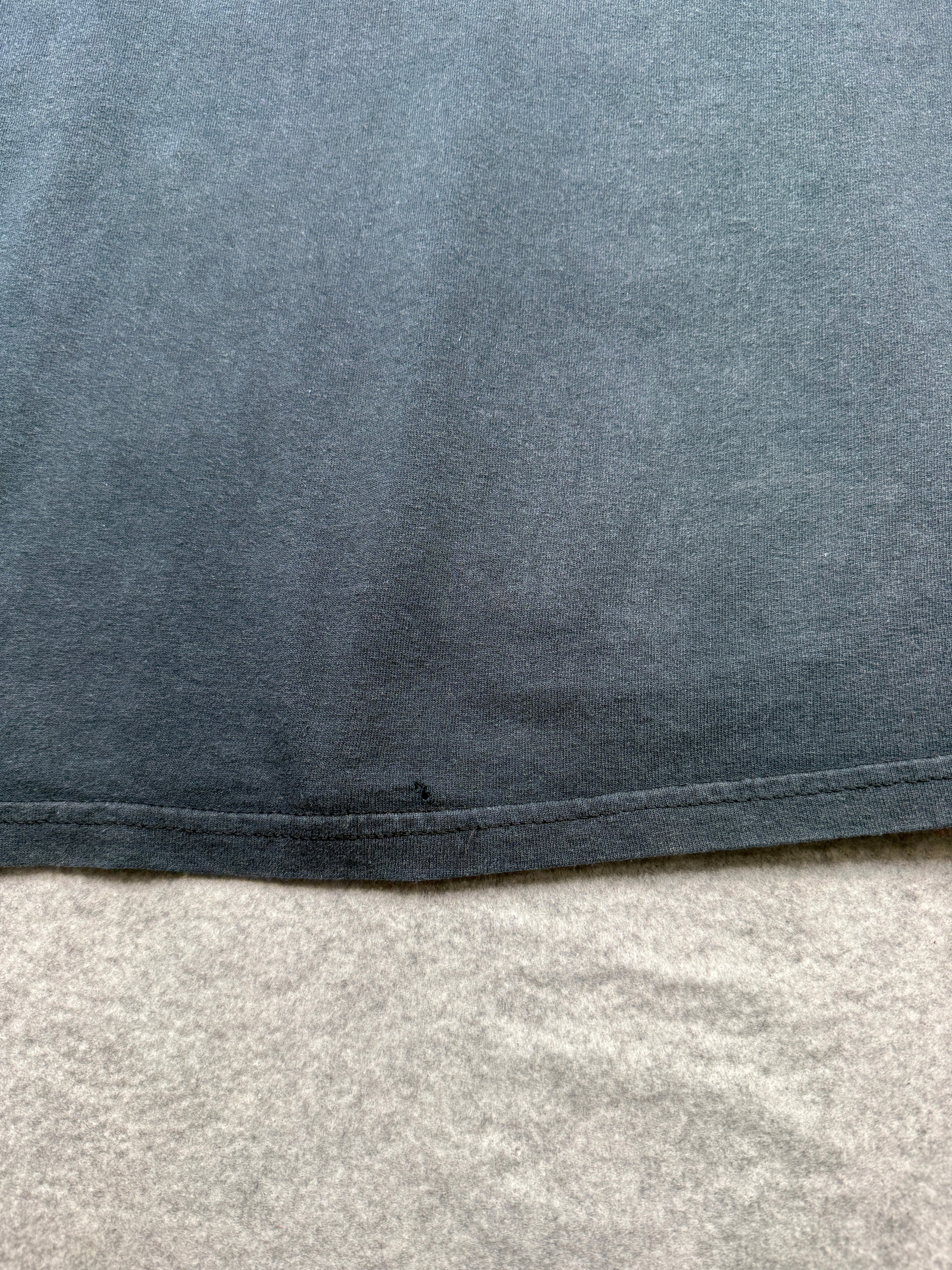 Vintage Harley Davidson Metallic Canada Flag Tee Black