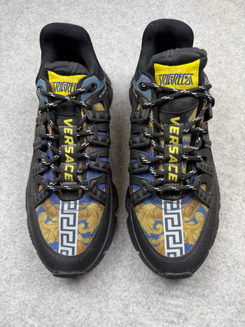 Versace Trigreca Medusa Renaissance Print Blue (USED)