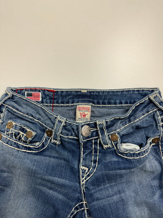 Vintage Y2k True Religion Johny Super T Cut Denim Pants | Vitnage Clothing Store Canada