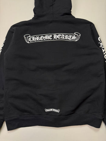 Chrome Hearts Scroll Thermal Zip Up Hoodie