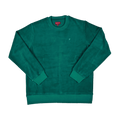 Supreme Velour Crewneck Green