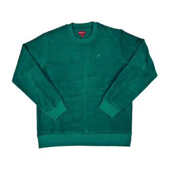 Supreme Velour Crewneck Green