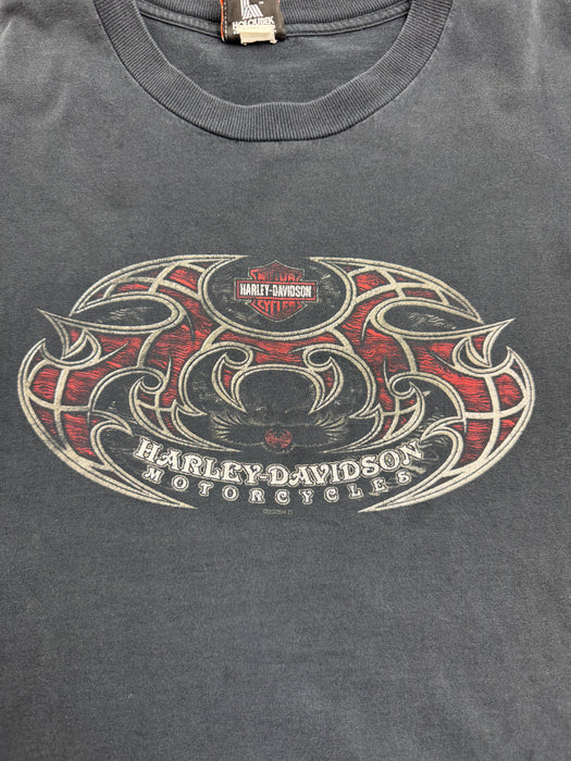 Vintage 2000s Orlando Harley Davidson Tee Black | Vitnage Clothing Store Canada