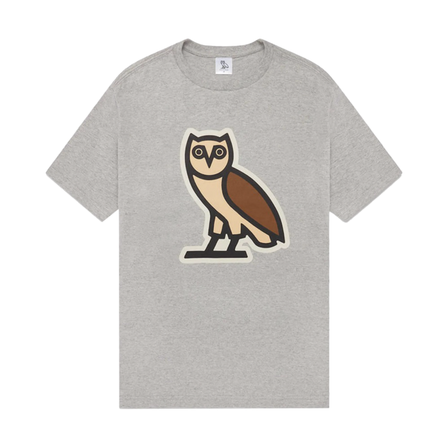 OVO Bubble Owl Tee Heather Grey (USED)