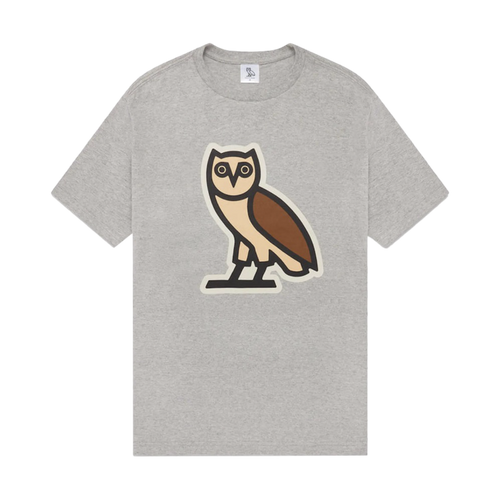 OVO Bubble Owl Tee Heather Grey (USED) | Vintage Clothing Store Canada