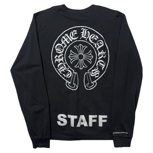 Chrome Hearts Horseshoe Staff Longsleeve | Vintage Clothing Store Canada