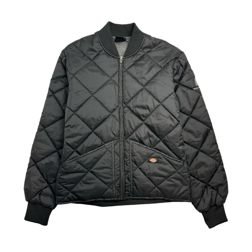 (L) Vintage Dickies Quilted Puff Jacket Black | Vintage Clothing Store Canada