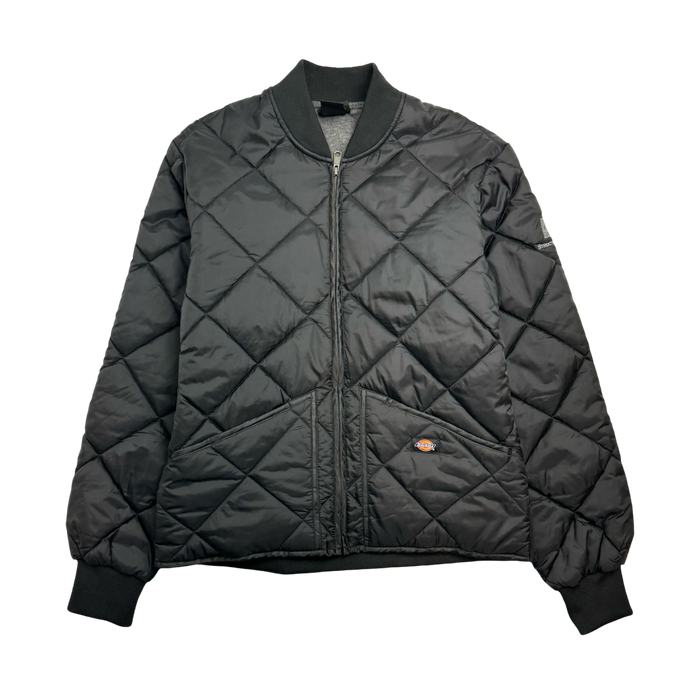 (L) Vintage Dickies Quilted Puff Jacket Black | Vitnage Clothing Store Canada