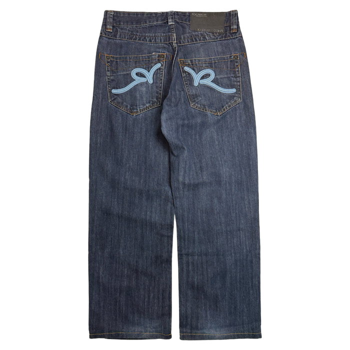 Rocawear Back Pocket Embroidered Custom Fit Denim Pants | Vitnage Clothing Store Canada