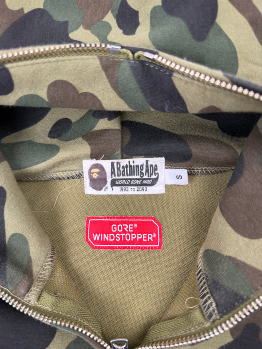 BAPE 1st Camo Shark Windstopper Full Zip Up Hoodie (USED) | Vitnage Clothing Store Canada