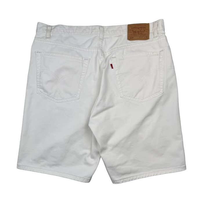 Vintage Levi's 505 Regular Fit Shorts White | Vitnage Clothing Store Canada