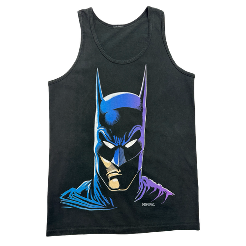 Vintage 1989 DC Comics Batman Tank Top Black | Vintage Clothing Store Canada