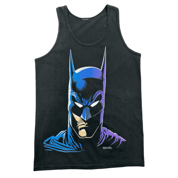 Vintage 1989 DC Comics Batman Tank Top Black | Vitnage Clothing Store Canada