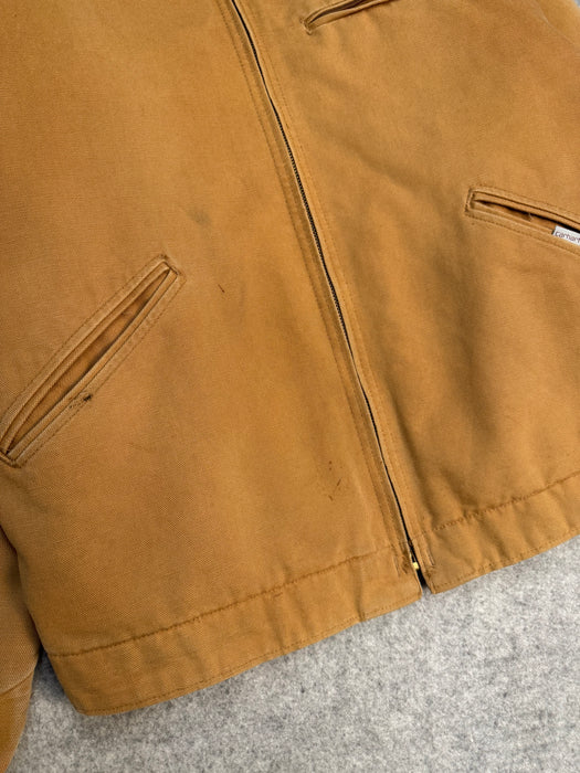 Vintage 1990’s Carhartt Detroit Work Jacket Tan | Vitnage Clothing Store Canada
