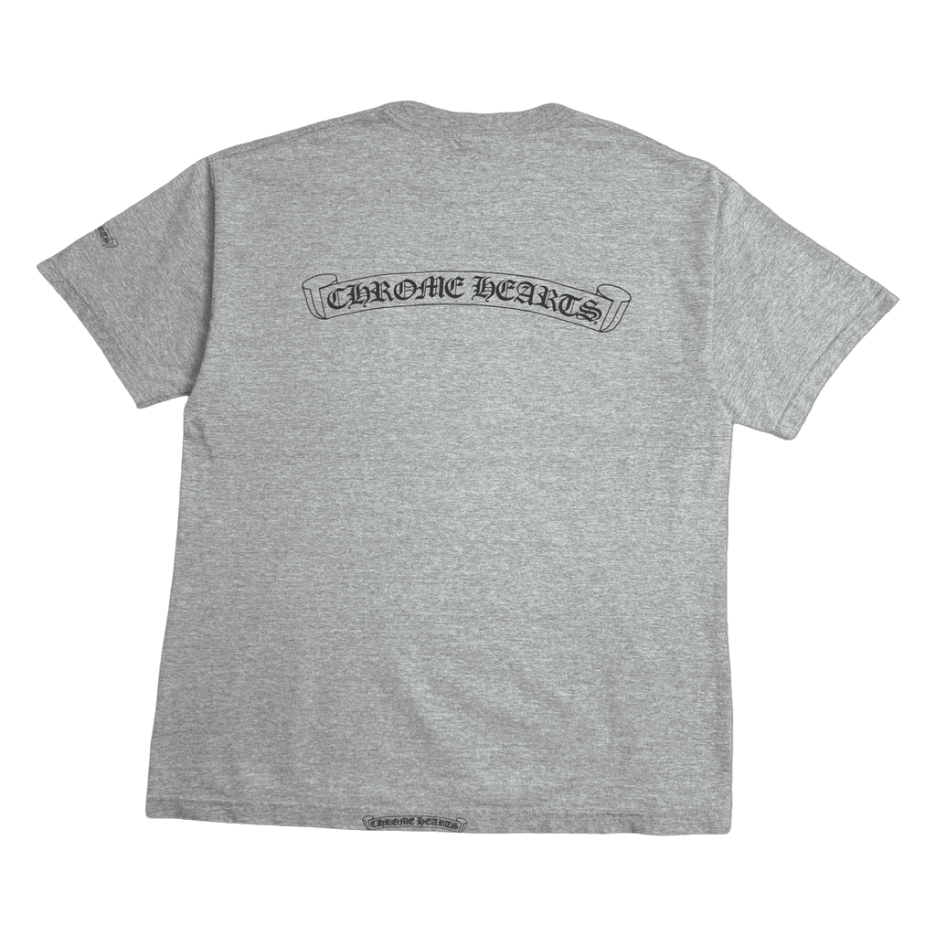 Vintage Chrome Hearts Big Scroll Tee Grey