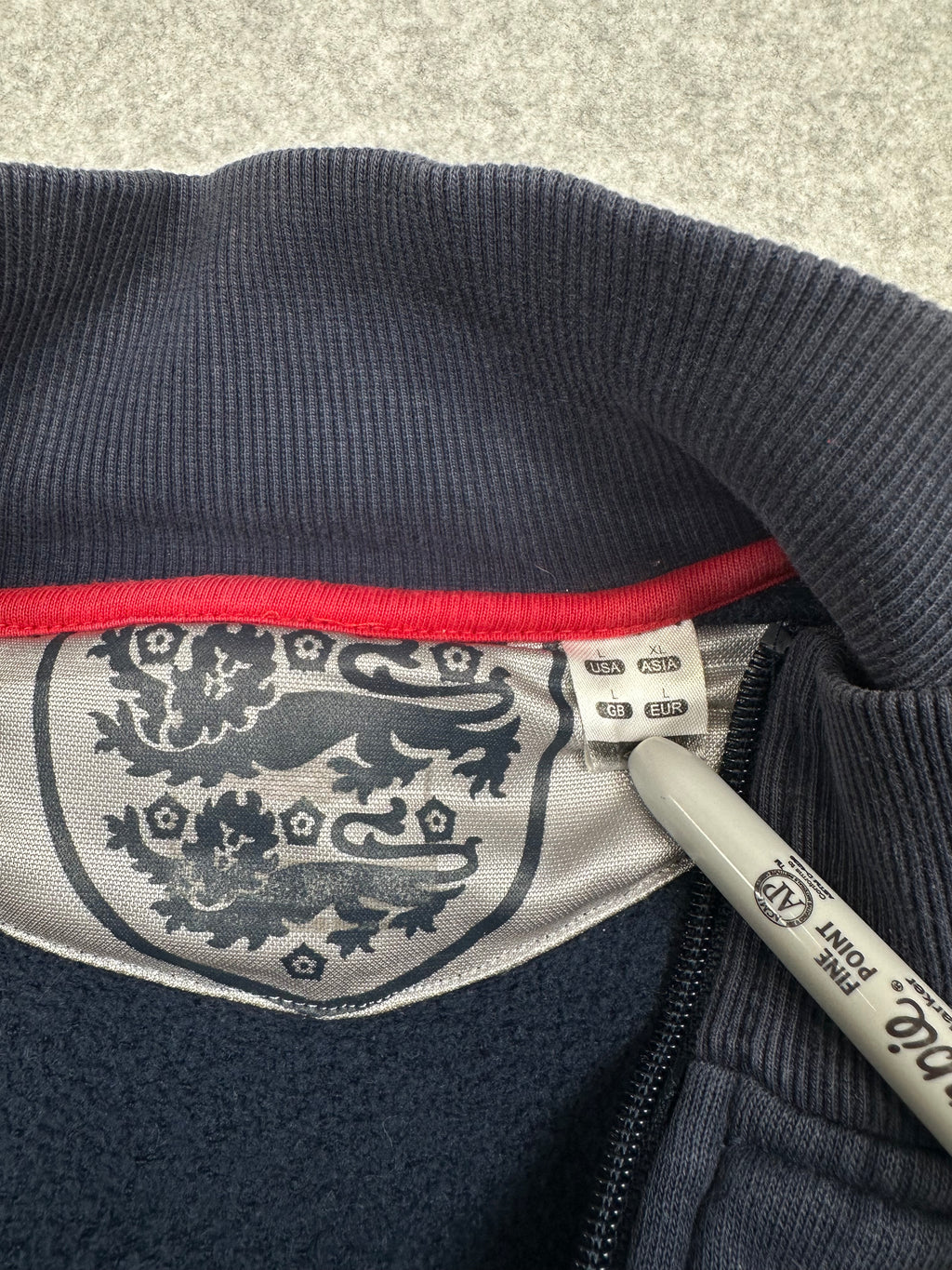 Vintage Umbro England Track Jacket Navy
