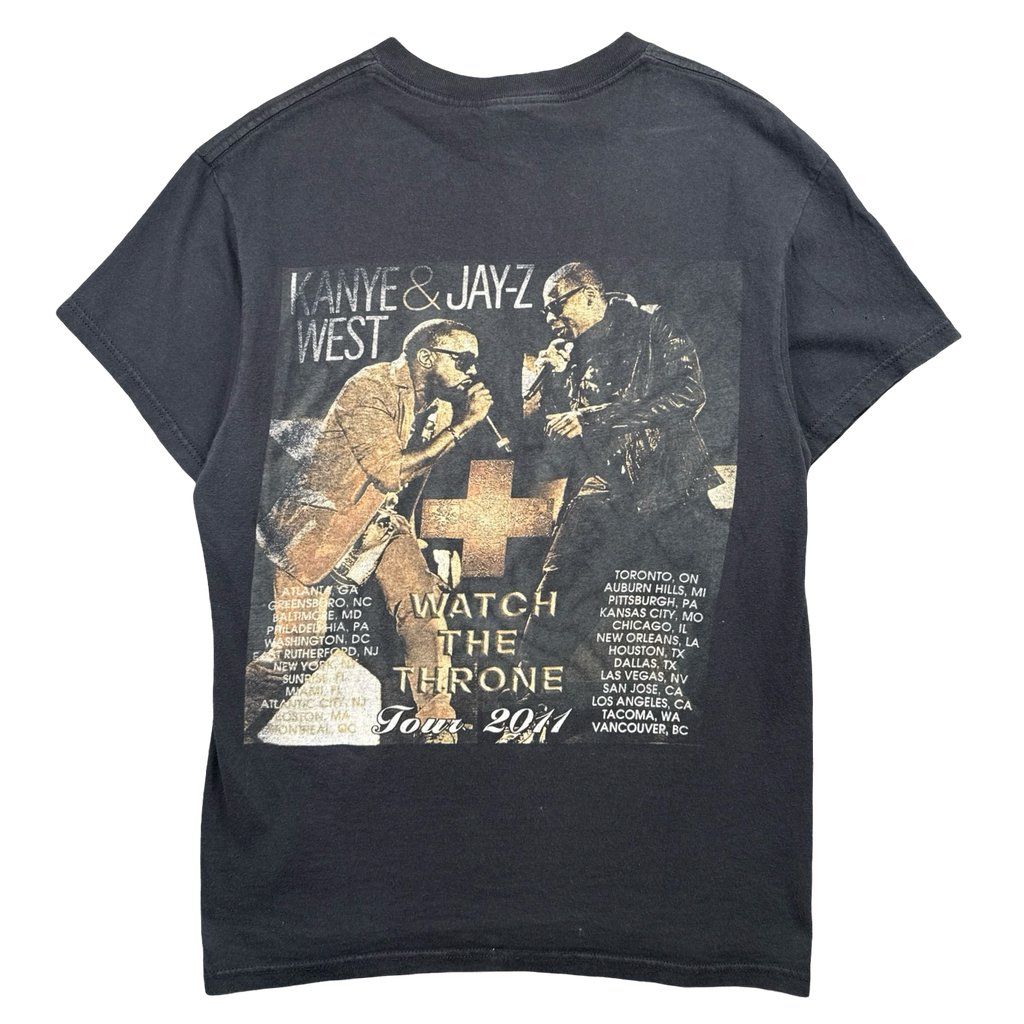 Kanye West Jay Z Watch The Throne Tour Tee Black
