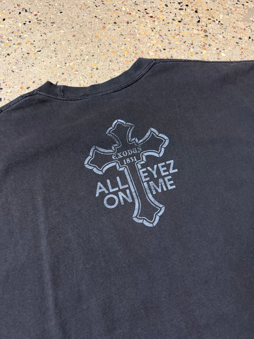 Y2K Tupac All Eyez On Me Tee Black | Vitnage Clothing Store Canada