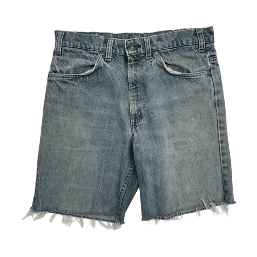 (30) Vintage Levis Orange Tab Cut-Out Denim Shorts | Vintage Clothing Store Canada