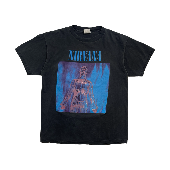 Vintage '92 Nirvana Sliver Tee Black | Vitnage Clothing Store Canada