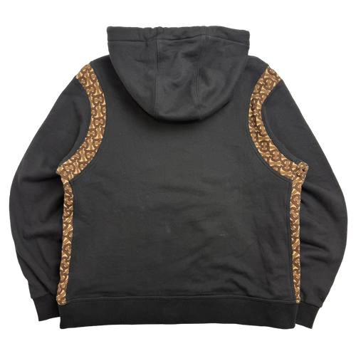Burberry London England Monogram Print Hoodie Black (USED) | Vintage Clothing Store Canada