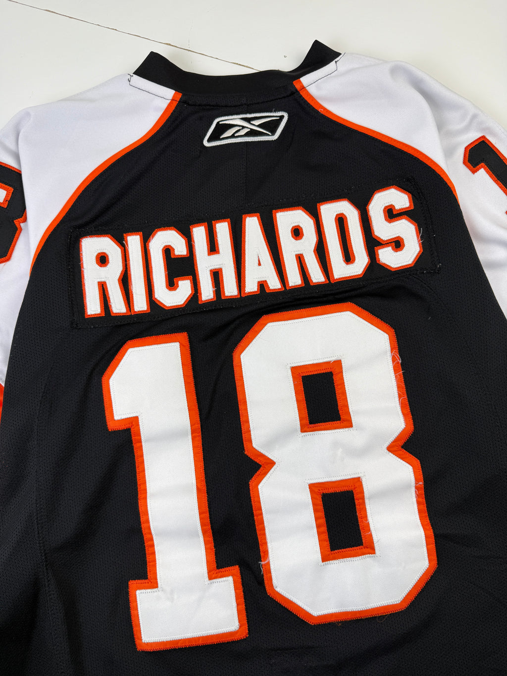 Vintage Philadelphia Flyers Mike Richards Hockey Jersey Black