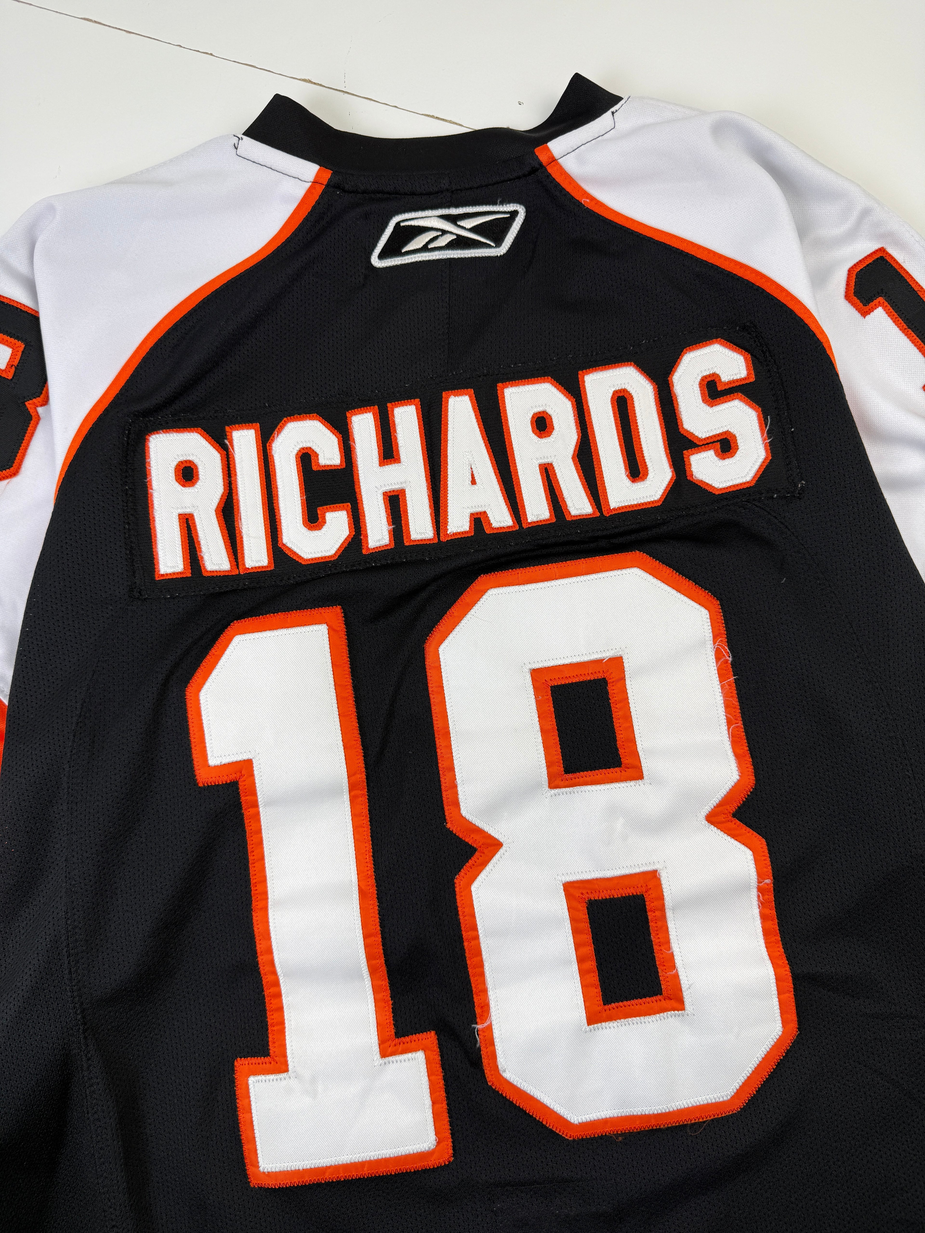 Vintage Philadelphia Flyers Mike Richards Hockey Jersey Black