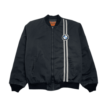 (L) Vintage BMW Bomber Jacket Black