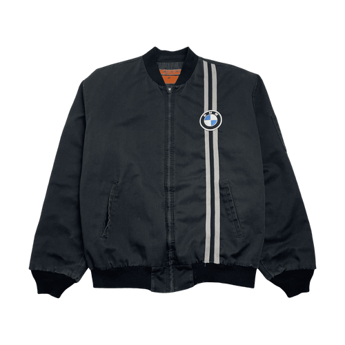 (L) Vintage BMW Bomber Jacket Black | Vintage Clothing Store Canada