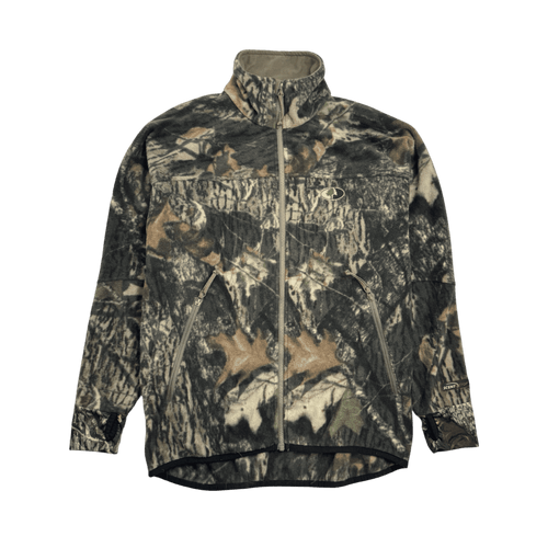 (L) Vintage Mossy Oak Full Zip Camo Fleece | Vintage Clothing Store Canada