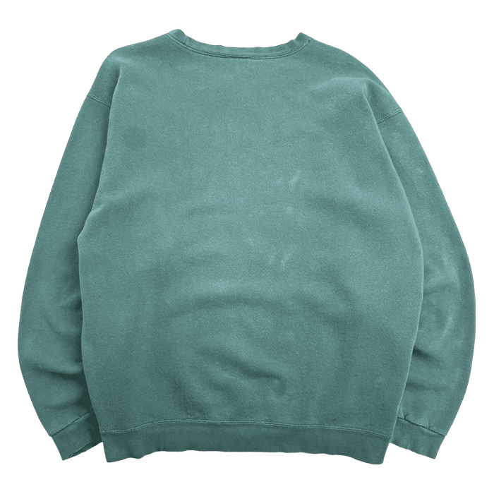 Vintage 90s Nike Mini Side Swoosh Sweatshirt Green | Vitnage Clothing Store Canada